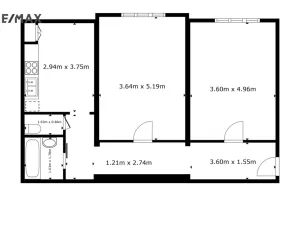 Prodej bytu 2+1, Praha - Krč, Kremličkova, 64 m2