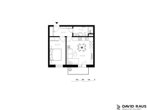 Prodej bytu 2+kk, Bystřice nad Pernštejnem, Forota, 50 m2