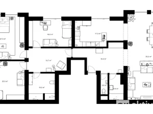 Pronájem bytu 5+kk, Praha - Vinohrady, Perucká, 180 m2