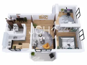 Prodej bytu 3+1, Uničov, Hrdinů, 64 m2