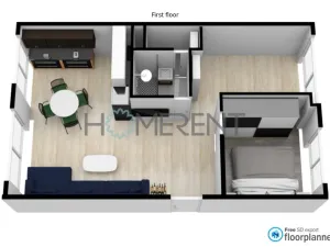 Pronájem bytu 3+kk, Praha - Podolí, Pujmanové, 61 m2