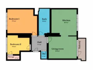 Prodej bytu 3+1, Praha - Vršovice, Čeljabinská, 77 m2