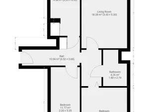 Pronájem bytu 3+1, Praha - Chodov, Květnového vítězství, 79 m2