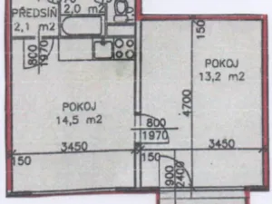 Pronájem bytu 1+1, Písek - Budějovické Předměstí, třída Přátelství, 37 m2
