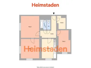 Pronájem bytu 3+1, Havířov - Šumbark, nám. T. G. Masaryka, 75 m2