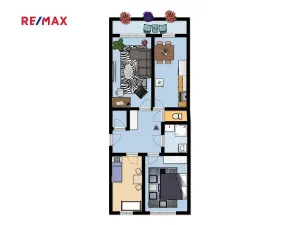 Pronájem bytu 3+1, Praha - Chodov, Markušova, 77 m2