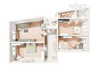 Prodej bytu 3+1, Praha - Libeň, Horovo náměstí, 90 m2