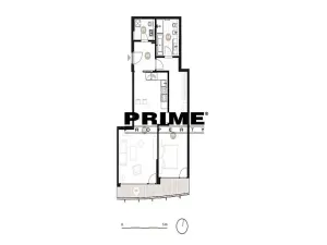 Pronájem bytu 2+kk, Praha - Smíchov, Holečkova, 79 m2