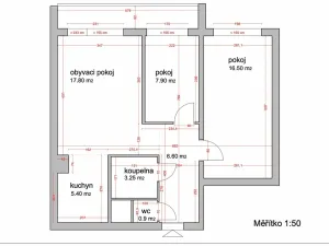 Prodej bytu 3+kk, Praha - Chodov, Modletická, 60 m2