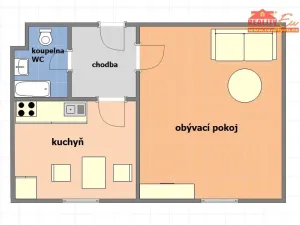 Prodej bytu 1+1, Náchod, Kladská, 36 m2