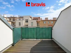 Pronájem bytu 1+kk, Brno - Veveří, Lidická, 42 m2