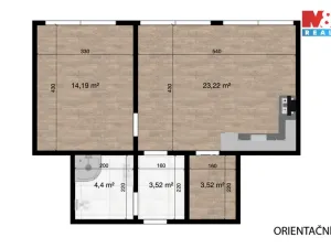 Pronájem bytu 2+kk, Jablonné v Podještědí, Zdislavy z Lemberka, 49 m2