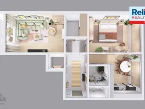 Prodej bytu 2+1, Liberec, Na Žižkově, 64 m2