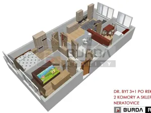 Prodej bytu 3+1, Neratovice, 68 m2