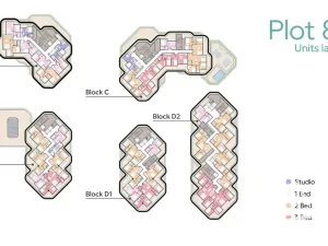 Prodej bytu 1+kk, Larnaka, Kypr, 46 m2