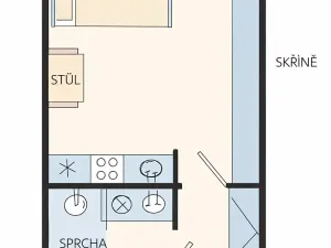 Prodej bytu 1+kk, Praha - Dejvice, Wuchterlova, 25 m2