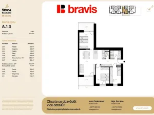 Prodej bytu 4+kk, Brno, Sokolnická, 80 m2