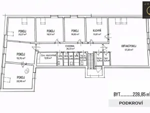 Prodej činžovního domu, Kladno, Štítného, 654 m2