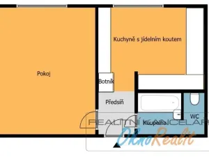 Pronájem bytu 1+1, Brno - Jundrov, Dubová, 31 m2