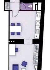 Pronájem bytu 1+1, Praha - Smíchov, Pivovarská, 56 m2