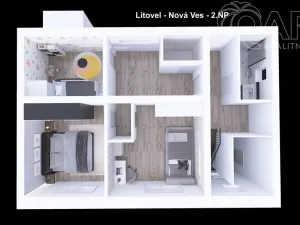Prodej rodinného domu, Litovel - Nová Ves, 125 m2