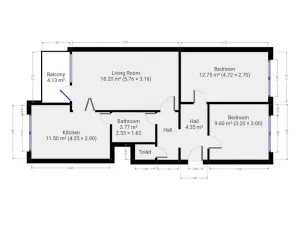 Pronájem bytu 3+1, Praha - Kobylisy, Taussigova, 67 m2