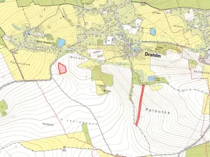 Prodej pole, Drahlín, 16173 m2