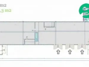 Pronájem skladu, Bykoš, 1100 m2
