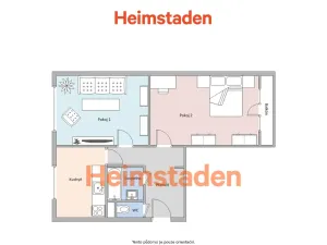 Pronájem bytu 2+1, Havířov - Město, Erbenova, 51 m2
