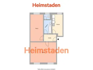 Pronájem bytu 2+1, Havířov - Šumbark, Slovenského národního povstání, 63 m2