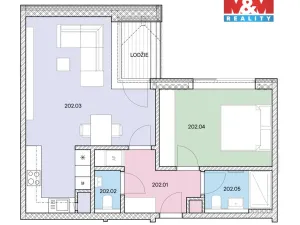 Prodej bytu 2+kk, Praha, U starého židovského hřbitova, 54 m2