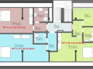 Prodej bytu 2+kk, České Budějovice, Rudolfovská tř., 43 m2
