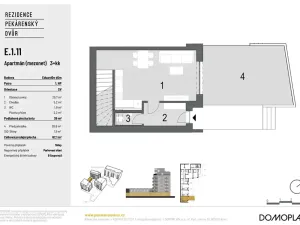 Prodej bytu 3+kk, Brno, Bratislavská, 75 m2