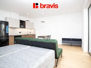 Pronájem bytu 1+kk, Brno - Zábrdovice, Bratislavská, 36 m2