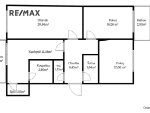 Prodej bytu 3+1, Brno, Kamanova, 78 m2