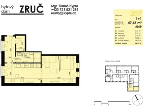 Pronájem bytu 1+1, Plzeň - Severní Předměstí, Bolevecká, 47 m2