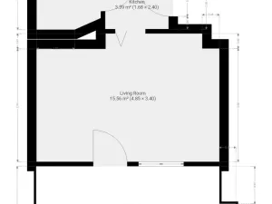 Pronájem bytu 1+kk, Praha - Libeň, Drahobejlova, 23 m2