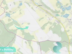 Prodej podílu 1/27 pole, Jedlová, 2196 m2