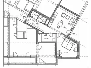 Pronájem bytu 2+kk, Zlín, Kúty, 62 m2