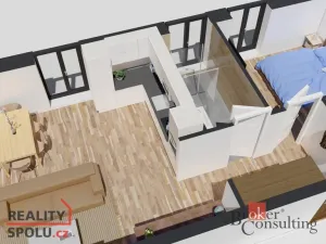 Prodej bytu 2+kk, Ostrava - Michálkovice, Československé armády, 47 m2