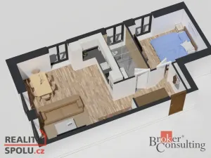 Prodej bytu 2+kk, Ostrava - Michálkovice, Československé armády, 47 m2