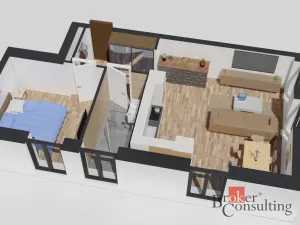 Prodej bytu 2+kk, Ostrava - Michálkovice, Československé armády, 47 m2