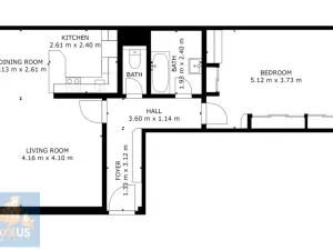 Pronájem bytu 2+kk, Praha - Horní Měcholupy, Boloňská, 64 m2