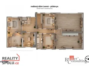 Prodej rodinného domu, Lesná, 188 m2