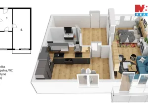 Prodej bytu 1+1, Janské Lázně, Na Sluneční Stráni, 38 m2