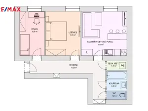 Pronájem bytu 3+kk, Příbram - Příbram VII, náměstí 17. listopadu, 61 m2