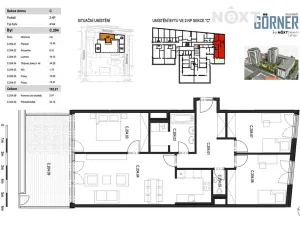 Prodej bytu 4+kk, Plzeň, Nemocniční, 103 m2