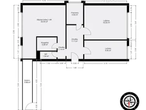Prodej bytu 3+1, Pardubice, Stavařov, 87 m2