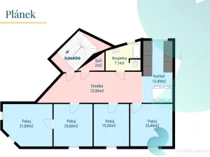 Prodej bytu 4+1, České Budějovice, Jírovcova, 135 m2