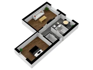 Pronájem bytu 2+1, Strakonice - Strakonice II, Dukelská, 63 m2